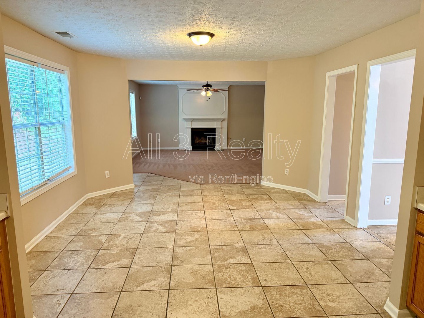 Charming 3-bedroom, 2.5-bath home in Lithonia, GA featuring a cozy fireplace and ceiling fans throughout. property image