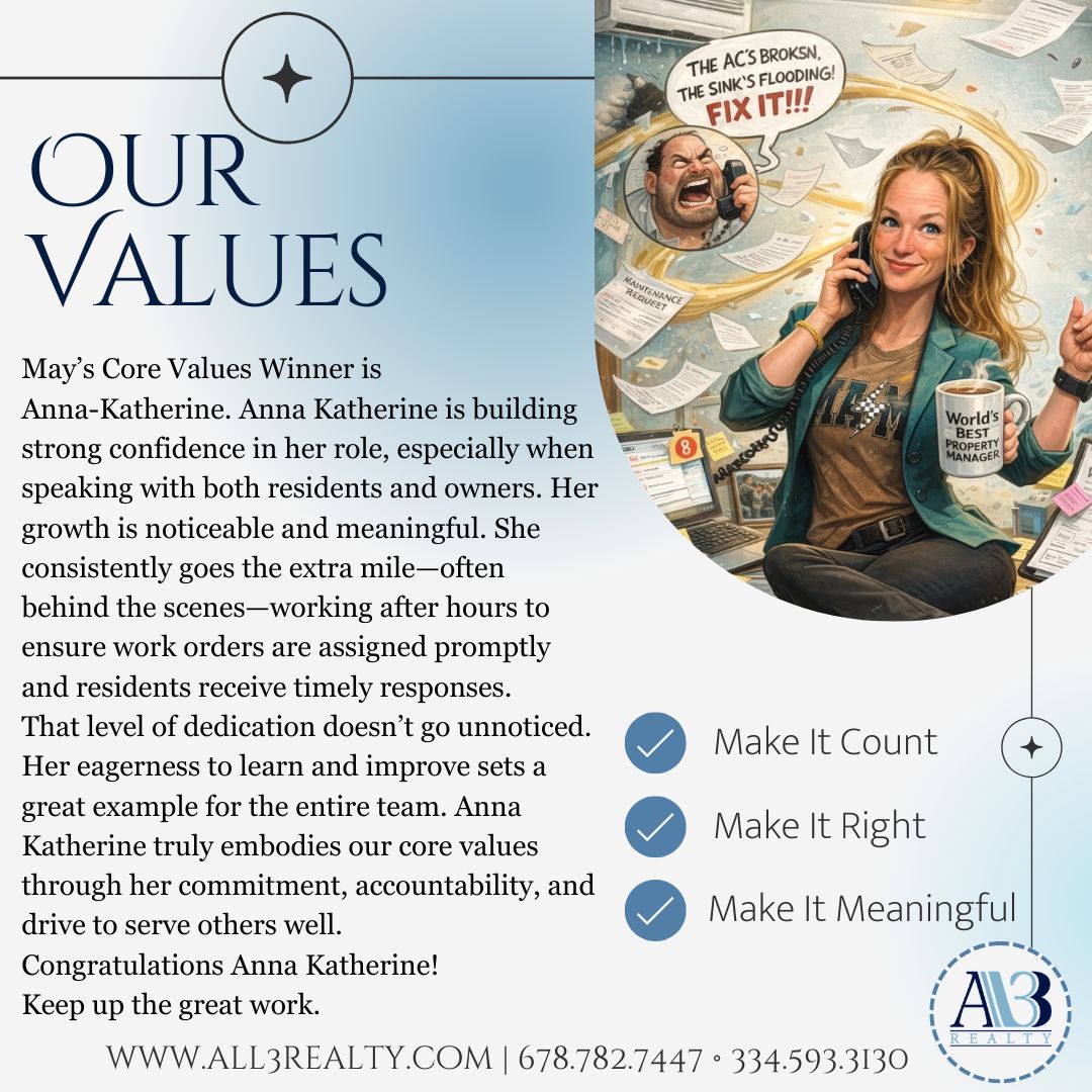 Photo of the Core Value Winner